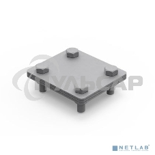 Соединитель полоса-полоса 25-40мм с разделит. пластиной 100х100мм ДКС NG3106