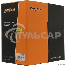 Кабель ExeGate UTP 4 пары кат.5e медь, 25AWG, бухта 305м, серый, PVC