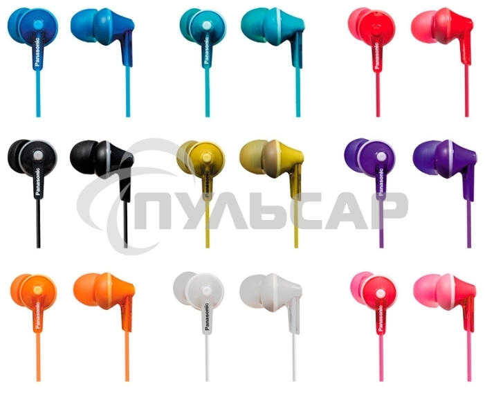 Наушники вкладыши Panasonic RP-HJE125E-W 1.1м белый проводные (в ушной раковине)