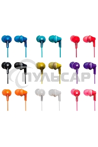 Наушники вкладыши Panasonic RP-HJE125E-W 1.1м белый проводные (в ушной раковине)