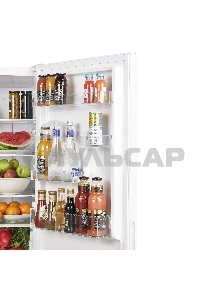 Холодильник Maunfeld MFF185NFW10 белый двухкамерный инвертор 240/100л морозилка снизу, No Frost