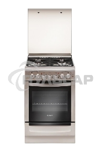 Плита комбинированная Gefest ПГЭ 5102-03 0027 серый, конфорок 4 шт, духовка 55 л, 50 см x 85 см x 58.5 см