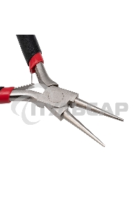 Круглогубцы Rexant Мини 120 мм никелированные, авторазжим, обливные рукоятки