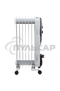 Обогреватель масляный MTX OCH-1500, белый, 1500 Вт, 15 м2, термостат