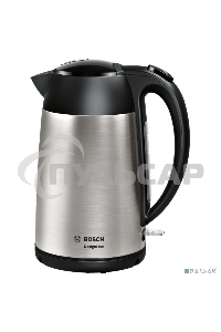 Чайник электрический Bosch TWK3P420 1.7л. 2400Вт черный (корпус: нержавеющая сталь)