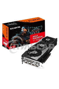 Видеокарта Gigabyte GV-R76GAMING OC-8GD AMD Radeon RX 7600 8Gb 128bit GDDR6 2355/18000 HDMIx2 DPx2 HDCP Ret