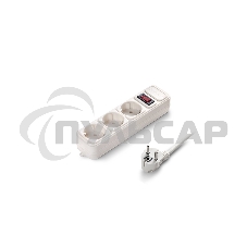 Сетевой фильтр ExeGate EX221184RUS SP-3-5W (3 розетки, 5м, евровилка, белый)