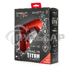 Мышь проводная Crown Gaming CMXG-711 черный, 4000 dpi, USB, кнопки - 8