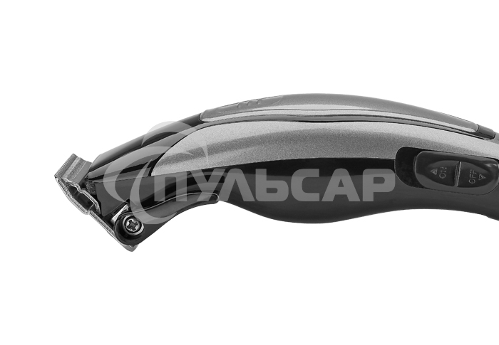 Машинка для стрижки волос Centek CT-2102 (черный/серый) 12 Вт, высококач.сталь, эргоном. дизайн, 4 насадки