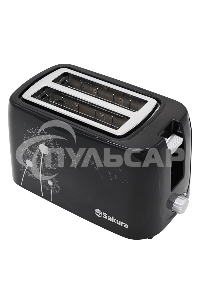 Тостер Sakura SA-7608BK 750Вт подогрев черн