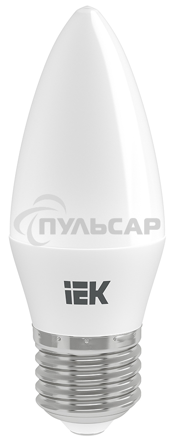 Лампа светодиодная ECO C35 свеча 7Вт 230В 3000К E27 ИЭК LLE-C35-7-230-30-E27