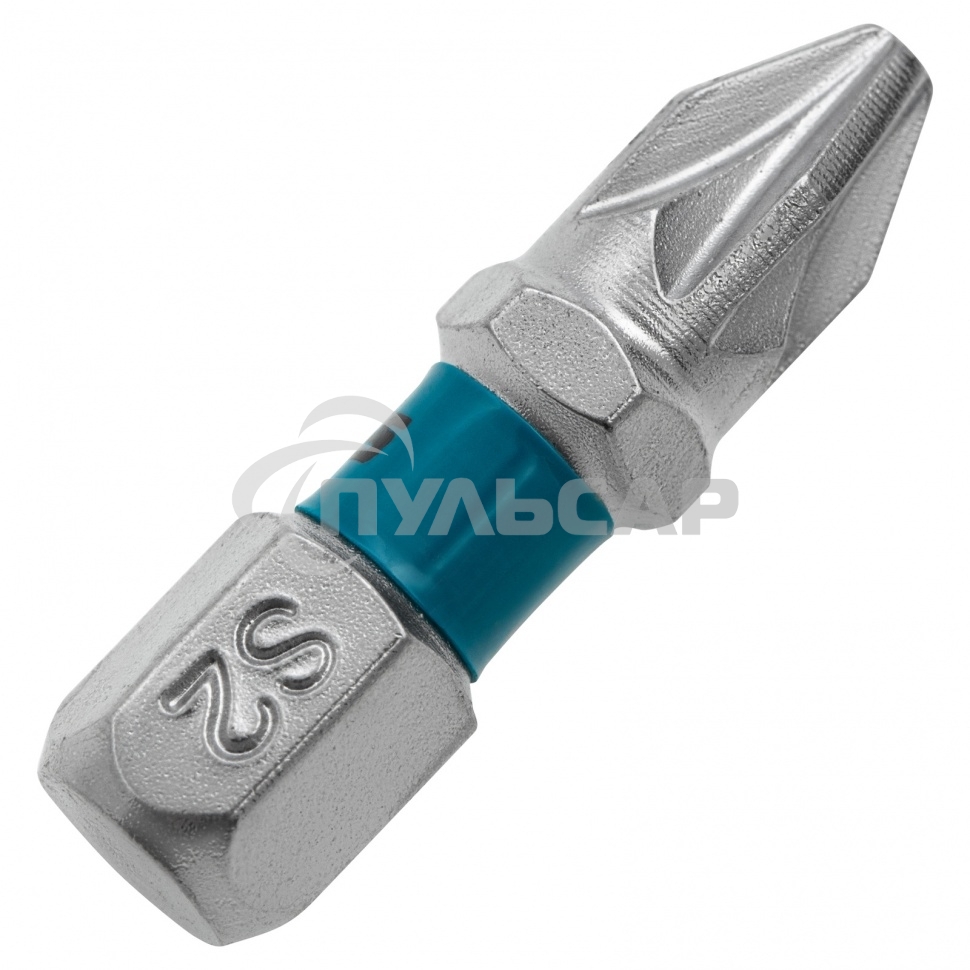 Набор бит GROSS РZ2x25, сталь S2, 10шт 11340