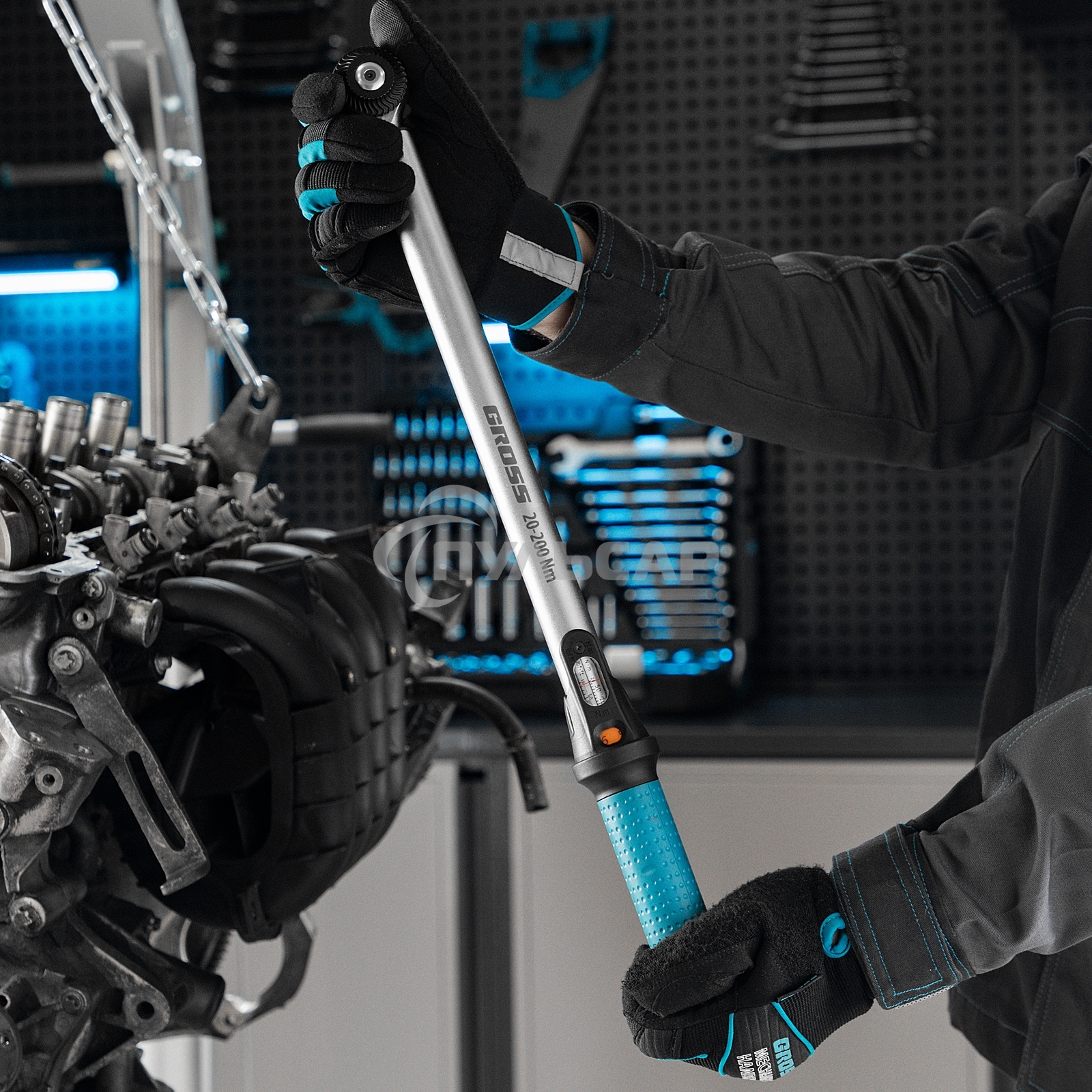 Ключ динамометрический, 20-200 Нм, 1/2