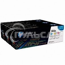 Картридж лазерный комплект HP CF372AM голубой/пурпурный/желтый для Color Laser Jet CP2025, CM2320mfp (3 х 2800)