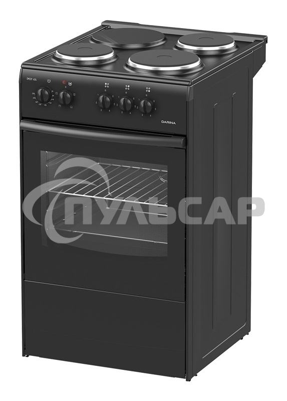 Плита электрическая Darina S EM 331 404 At антрацит/черный, конфорок 3 шт, духовка 50 л, 50 см x 85 см x 56 см