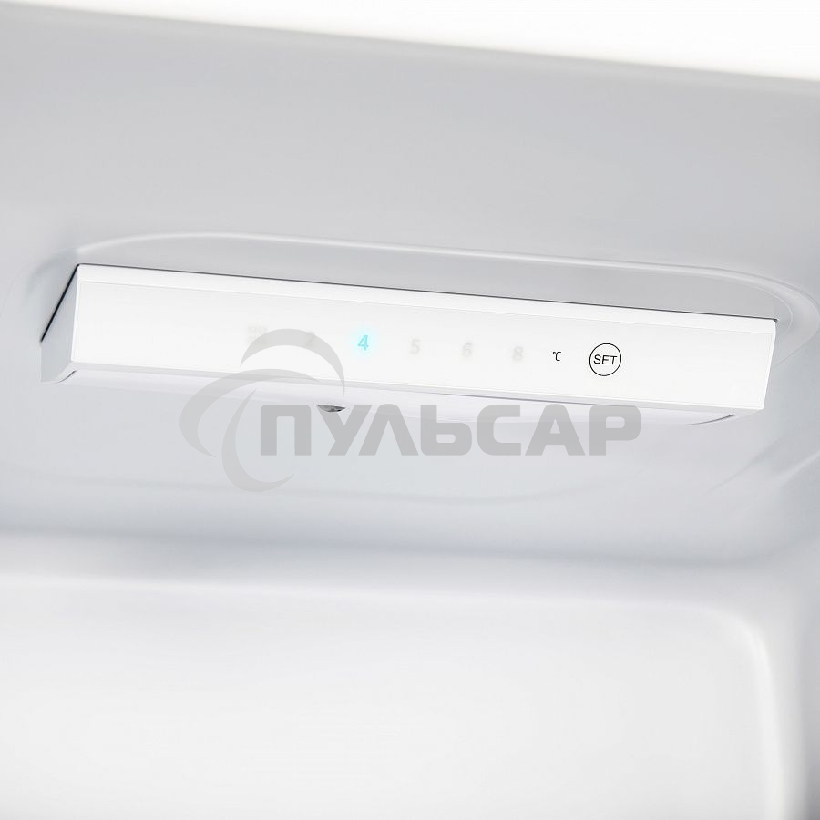 Холодильник Maunfeld MFF144SFW белый глянц. двухкамерный 154/52л морозилка снизу, ручная разморозка