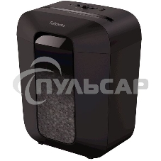 Шредер Fellowes PowerShred LX41 черный (секр.P-4)/перекрестный/8лист./17лтр./скрепки/скобы/пл.карты