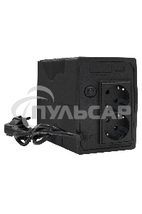 Источник бесперебойного питания ExeGate Power Smart ULB-1000.LCD.AVR.2SH 1000VA/550W, LCD, AVR, 2*Schuko, черный