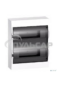 Бокс ОП EASY9 навесн. с прозрачной дверью 2ряда 24мод. SchE EZ9E212S2SRU