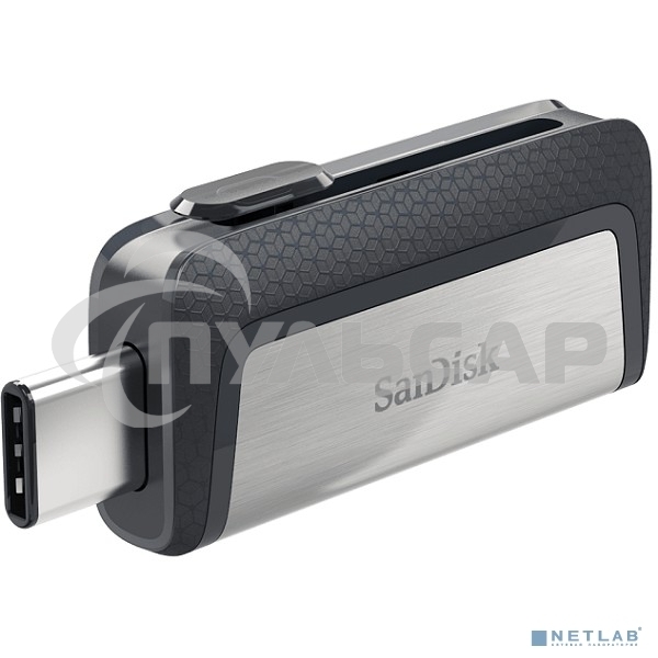 Флешка USB Sandisk 64 Gb Ultra Dual SDDDC2-064G-G46 USB 3.0 серый/узор