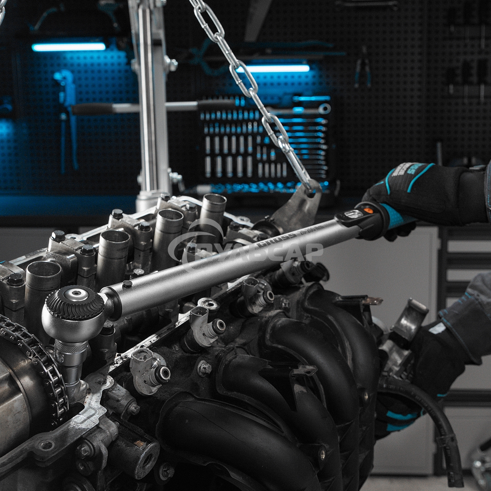 Ключ динамометрический, 20-200 Нм, 1/2