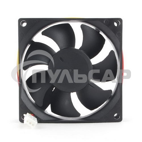 Вентилятор для корпуса Gembird D8025HM-3 черный 80мм 2600rpm 30.5db 3-pin