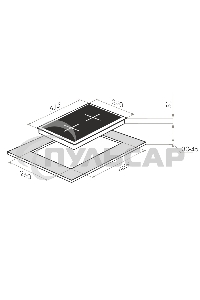 Электрическая варочная панель Maunfeld EEHE.32.4W