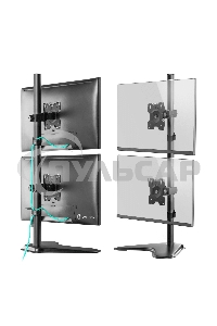 Кронштейн ONKRON D208FS для двух мониторов 13