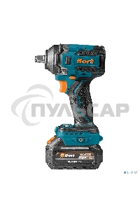 Гайковерт аккумуляторный Bort BSR-21U (2х4АЧ+ЗУ) 93418477 800 Нм, 0-2700 об/мин, акб Li-Ion, аккумуляторная система Makita 18V LXT 18 В, вес 1.4 кг