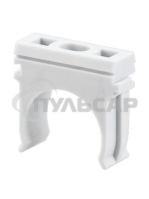 Крепеж-клипса для труб Rexant, Ø25 мм, серый, 100 шт./уп.