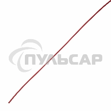 Термоусаживаемая трубка клеевая Rexant 6,0/2,0 мм, красная, упаковка 10 шт. по 1 м