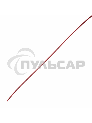 Термоусаживаемая трубка клеевая Rexant 6,0/2,0 мм, красная, упаковка 10 шт. по 1 м