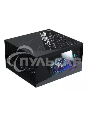 Блок питания Gigabyte GP-AP1200PM, 1200Вт, 80 PLUS Platinum, 140мм, модульный, черный