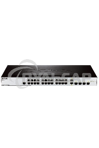 Коммутатор управляемый 2 уровня D-Link DES-3200-28/C1A с 24 портами 10/100BASE-T + 2 комбо-портами 1000Base-T/SFP