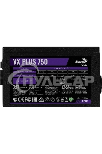 Блок питания Aerocool / Formula VX-750 PLUS, 750Вт 120мм, черный