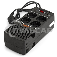 Стабилизатор ExeGate Power AD5000-500 (500VA/300W, диапазон 150...280В, 4 евророзетки)