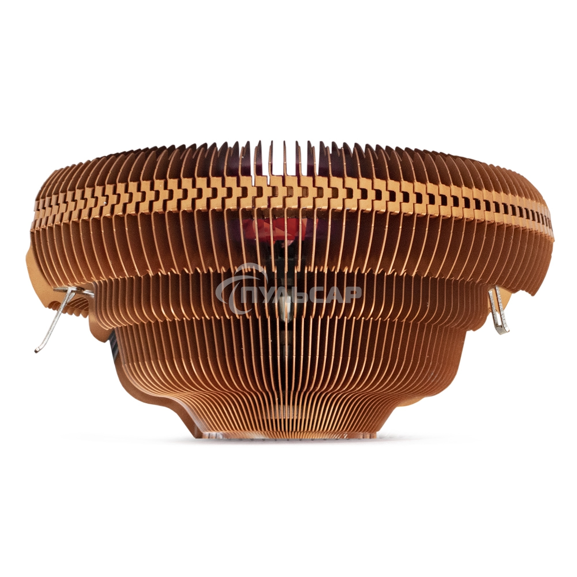 Кулер для процессора ExeGate EE90-Cu бронзовый, 90 мм, алюминий/медь, 2200 об/мин, 22 дБ, 3 pin, 80 Вт, 58 мм