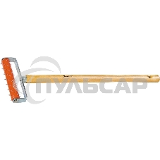 Валик для гипсокартона, 150 мм, игольчатый, деревянная ручка 500 мм MTX Валик для гипсокартона, 150 мм, игольчатый, деревянная ручка 500 мм MTX