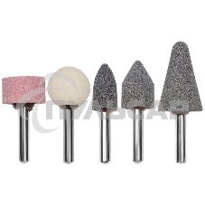 Точильные камни Matrix для дрели, 5 шт.