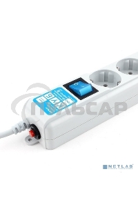 Фильтр-удлинитель PowerCube PRO (SPL(5+1)-16B-P-3M) 3.0 м, LC контур - подавление В/Ч помех, 16А/3,5кВт