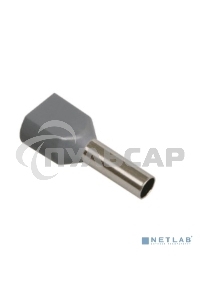 Наконечник-гильза изол. НГИ2 4.0-12 сер. (уп.100шт) ИЭК UTE10-D4-0-100