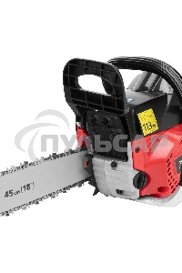 Пила цепная бензиновая MS-5218, шина 45 см, 52см3, 3 л.с., шаг 0,325, паз 1,5 мм, 72 зв MTX