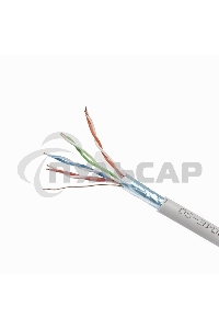 Кабель FTP Cablexpert FPC-5004E-SO кат.5e медь однож. экран, 305м pullbox, серый