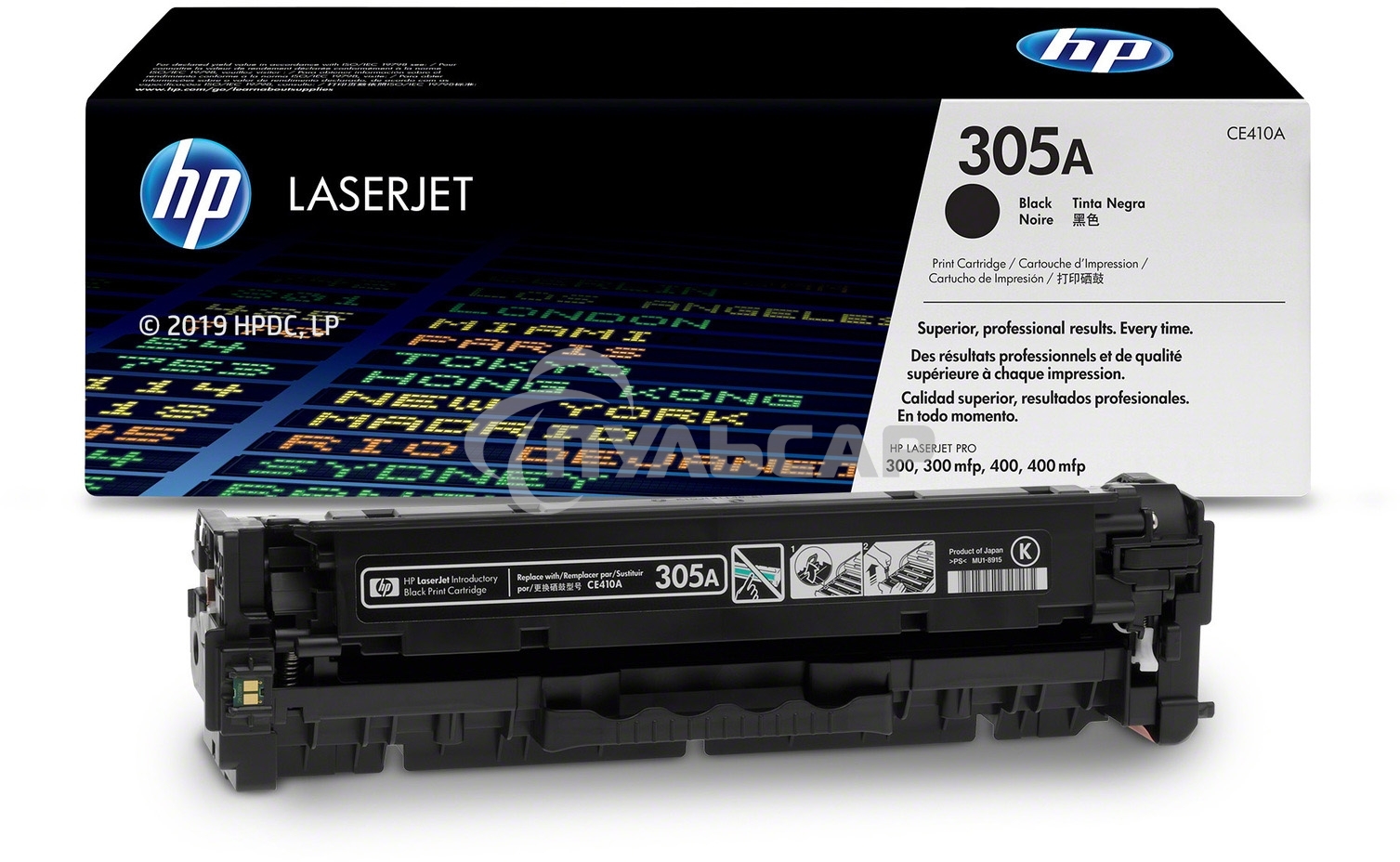 Картридж лазерный HP CE410A черный CLJ Pro 300 Color M351 /Pro 400 Color M451/Pro 300 Color MFP M375/Pro 400 Color MFP M475, Black, (2200 стр.)