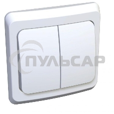 Выключатель 2-кл. СП Этюд 10А IP20 белый SchE BC10-002B
