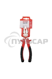 Плоскогубцы комбинированные Rexant 180 мм никелированные, двухкомпонентные рукоятки