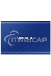 Внешний SSD Samsung T7, 2TB, USB 3.2 Gen 2 Type-C, R/W 1050/1000, синий