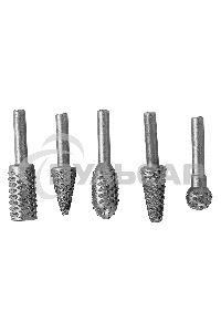 Набор шарошек Matrix по дереву 5шт.