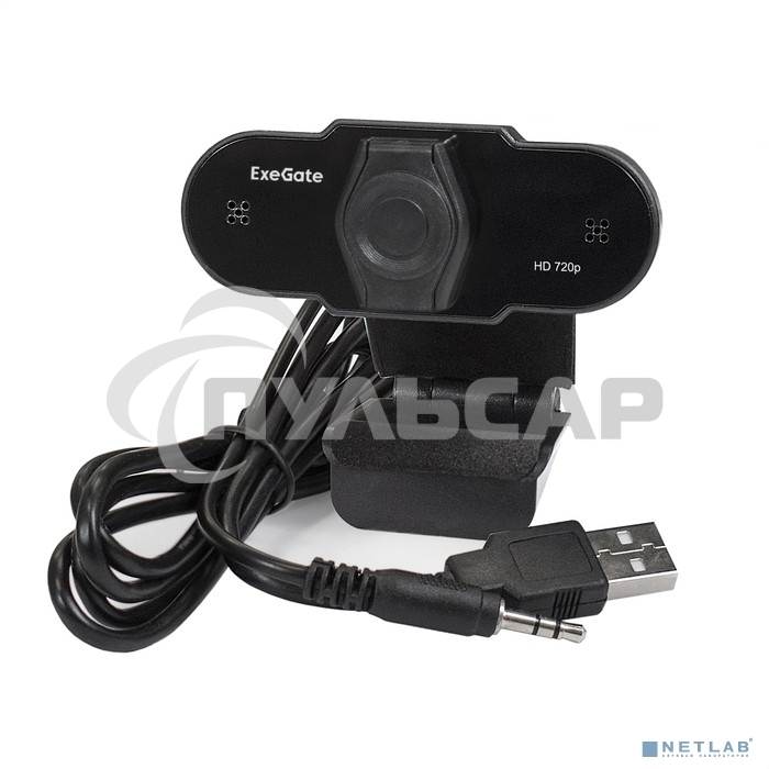 Веб-камера ExeGate EX287386RUS BlackView C525 HD Tripod (матрица 1/3