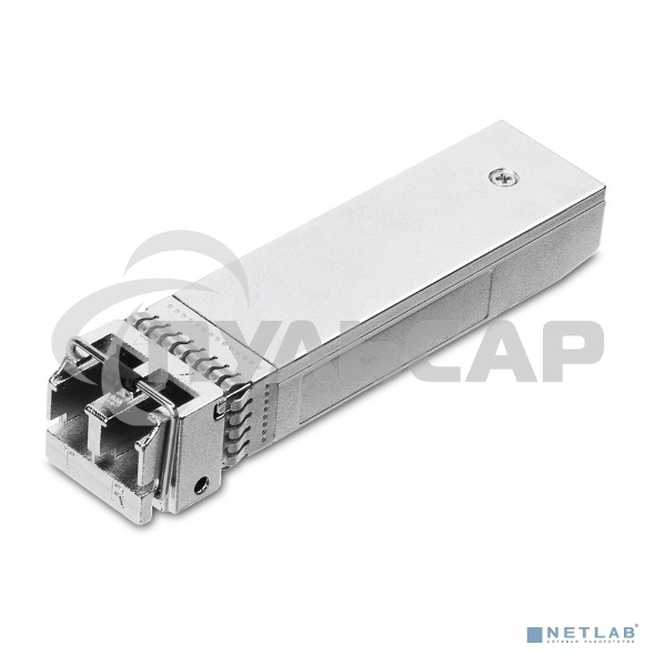 Трансивер TP-Link 10G SFP+ Module, LC connector, 50/125um or 62.5/125um Multi-mode, 850nm wavelength, distance up to 300m.